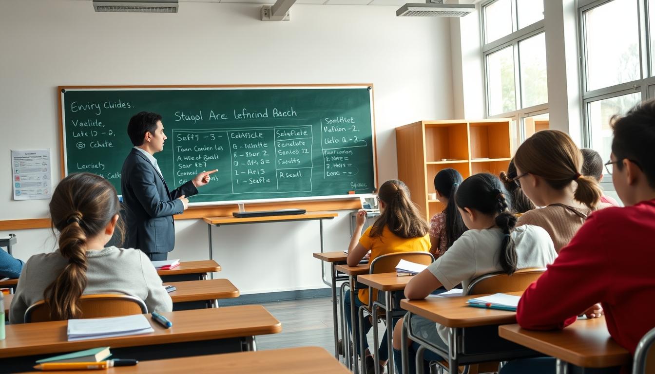 Student preparing for exams with study materials