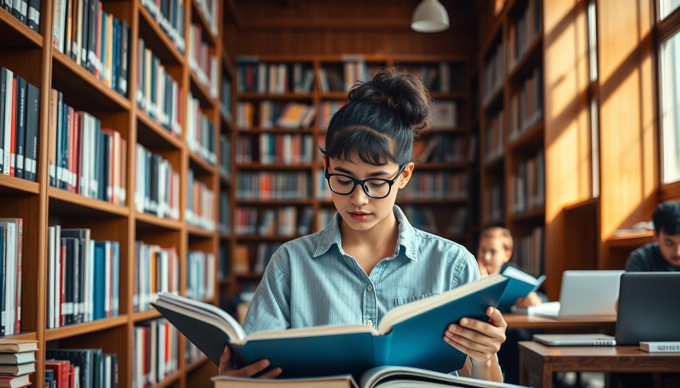 Students working in research laboratory